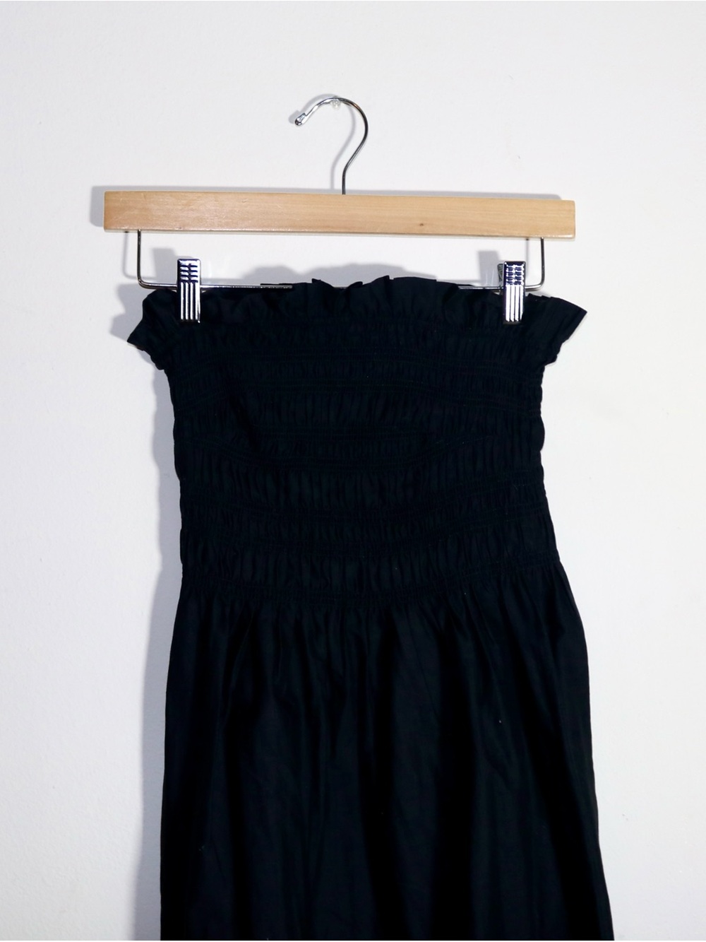 H&M Smock-Topped Dress in Black - Picture 4 of 8